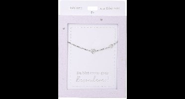 Depesche ketting hart zilver - sieraden cadeau voor meisjes.