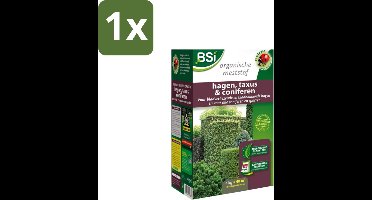 1 x BSI – Hagen, Taxus & Coniferen Meststof – Sterke Groei & Diepgroene Naalden – 4 kg (40 m²) - Organisch Minerale Meststof - Langwerkende Meststof - Magnesium Meststof - Gelijkmatige Groei - Meststof Voor Tuin