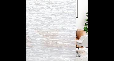Privacyraamfolie – Raamfolie met matglaseffect – Verwijderbare, matte deurfolie met zonwering en warmtewering – Decoratieve, statisch hechtende folie 60*200 cm