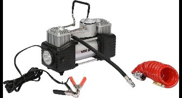 YATO YT-73462 - Auto-compressor - 250W - Met LED-verlichting - 150 PSI - Krachtige dubbele cilinder