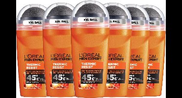 L’Oréal Paris Men Expert Thermic Resist - Deodorant Roller - 6 x 50ml