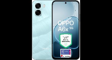 OPPO A6x 5G 4+128GB Ice Blue - Extra Garantie