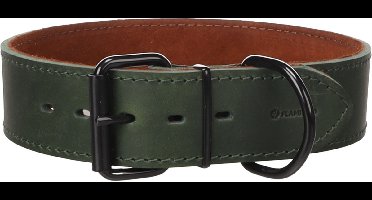 Hond Halsband Montana Groen XXXL 58-68cm 50mm