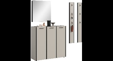 xonox.home Garderobecombinatie Emil Kasjmier Melamine B/H/D: 180x190x37 cm