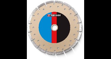 Parkside DiamantSlijpschijf - Ø230 mm - Boring: ca. 22,23 mm - Snelheid: max. 6600 tpm / max. 80 m/s - Diameter: ca. 230 mm - Voor gangbare haakse slijpers - MPA getest - voor het bewerken van minerale materialen beton klinkers bakstenen of dakpan