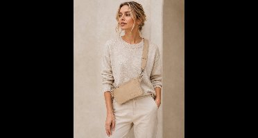 Zebra Trends Lisa Heuptas - Voor Festival - Fanny Pack met Afneembare Heupband - Zand