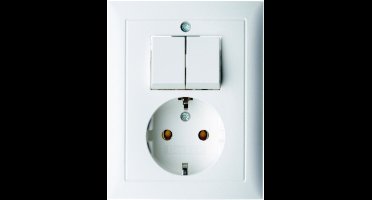 Hager Berker S Combinatie schakelaar/wcd