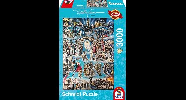 Schmidt - Legpuzzel - Hollywood XXL - Renato Casaro - 3000 stukjes - Volwassenen - vanaf 14 jaar