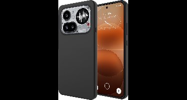 Just in Case hoesje geschikt voor Nothing Phone (4a) Pro Hoesje Siliconen - Flexibele Case - Zwart