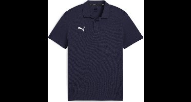 PUMA teamGOAL Casuals Polo Heren sportshirt - PUMA Navy-PUMA White