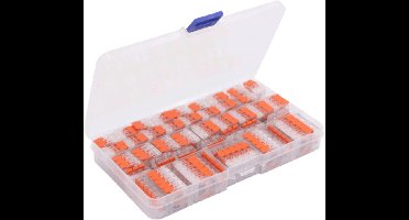 Elektrische snelkoppeling set - 75 stuks - Assortiment doos