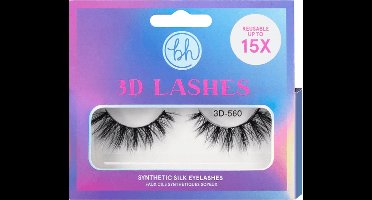 BH COSMETICS - 3D LASHES - 3D WENKBRAUWEN - TOT 15X HERGEBRUIKEN - PROFESSIONELE NEP WENKBRAUWEN - NEPWIMPERS - VOOR ELK GELEGENHEID