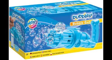 Creative Craft Group bellenblaaspistool speelgoed blauw met 8 shooters.