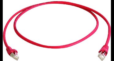 Telegärtner L00006A0043 RJ45 Netwerkkabel, patchkabel CAT 6A S/FTP 25.00 m Rood Vlambestendig, Halogeenvrij, UL gecertificeerd 1 stuk(s)