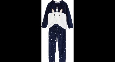Vertbaudet Fluwelen meisjespyjama "eenhoorn"