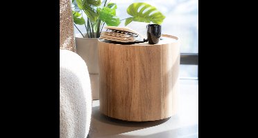 Bijzettafel Zayn 45x45cm - naturel | Eleonora