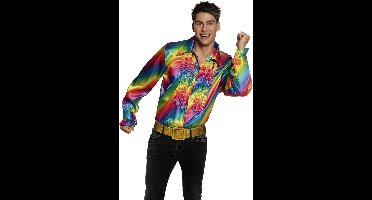 PartyXplosion - Blouse - Regenboog - M