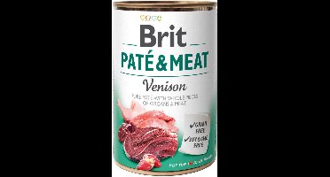 Brit Blik Paté & Meat 400 g - Hondenvoer - Hert