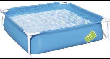 Bestway Kinderzwembad »My First Frame« – 122 x 122 x 30,5 cm | Robuust & Eenvoudig Op Te Zetten | 365 Liter