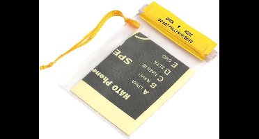 Fosco PVC waterproof document pouch klein