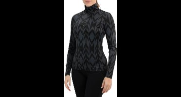 Falcon Pasqualina Ski Pully Dames Zwart dessin L/40