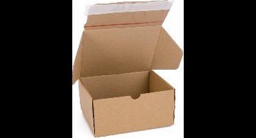 Postdoosjes 192 x 155 x 43 mm bruin | 20 stuks