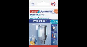 Dubbelzijdige powerstrip tesa waterproof 2kg | 15 stuks