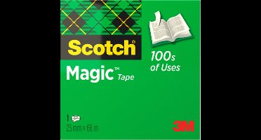 Plakband Scotch Magic 810 25mmx66m onzichtbaar mat | 9 stuks