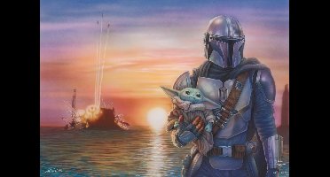 Schmidt Star Wars puzzel The Mandalorian A New Direction 1000 stukjes.