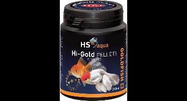 HS Aqua Hi-Gold Pellets 200ML - Goudvissen Voer - Vissenvoer