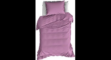 De Witte Lietaer Dekbedovertrek Katoen Satijn Olivia - Eenpersoons- 140 x 200/220 cm - Roze