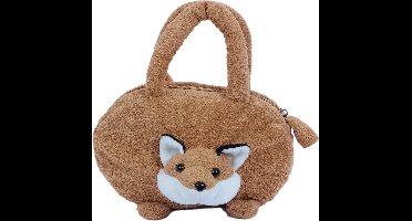 PIA Soft Toys - Pluche Vos handtas - 22 cm