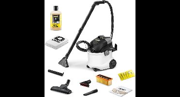 Kärcher Tapijtreiniger SE 5 SET - Incl. extra Vliesfilterzakken 4st. én Tapijt- en bekledingsreiniger RM 519, 1L - 4 / 4 liter - 3-in-1 Sproei-extractie - Tapijt- en bekledingsreiniger RM 519, 100 ml
