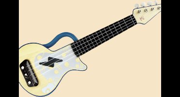 Elektrische Lern-Ukulele, blau