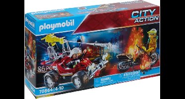 Playmobil brandweer set met blus-buggy 70864