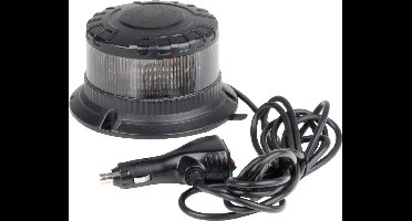 LED beacon / dakflitser - Oranje - R10 / R65 - 16 LED - Magneet - Dark edition