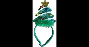 Happy pet diadeem kerstboom M/l 30x14x2,5 cm
