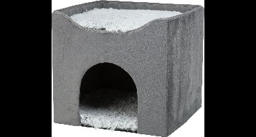 Trixie - Kattenhuis Harvey - Donkergrijs - 38X38X38 cm