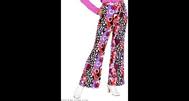 Disco broek groovy stijl jaren 70 dames