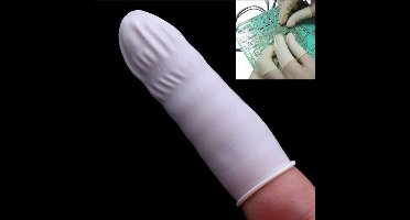 New Age Devi - Latex vingercondooms - 100 stuks - wit - vingerbeschermer voor hygine en bescherming