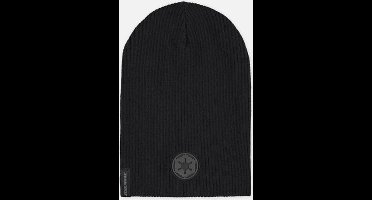 Star Wars - Reversible - Rebel Alliance/Galactic Empire Symbol Beanie Muts - Zwart/Grijs