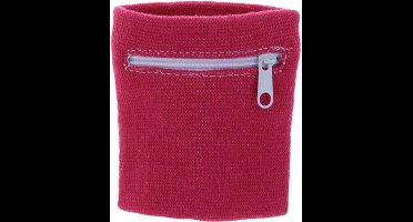 *** Pols Zweetbandje - Rits - 8 x 8 CM - Wrist Sweatband Polsbandje - Met Rits - Voor Sport en Fitness Uitgaan Festivel van Heble® ***