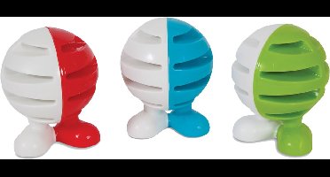 JW Mixed Cuz Ribbed - Hondenspeeltje - Honden speelgoed intelligentie - Meerkleurig - ø 7,6cm