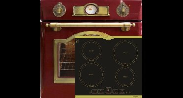 Kaiser Inbouwoven EH 6355 RotEm 60cm, 67 L, 8 functies+KCT 6195 IEm inductiekookplaat 60cm