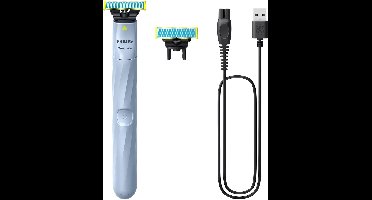 Philips OneBlade First Shave - Scheerapparaat - Voor de eerste scheerbeurt - Met extra Anti-Frictie mesje - QP1324/30