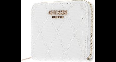 GUESS Portemonnee Adi SLG Zip Around Wallet White Wit