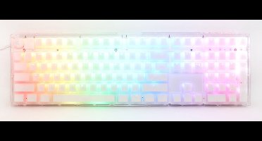 Ducky ONE 3 Aura White - Toetsenbord - full-size - US-layout - wit