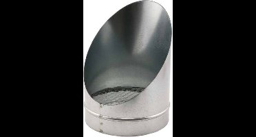 Econox Buisrooster 45 graden met gaas diameter: 355 mm
