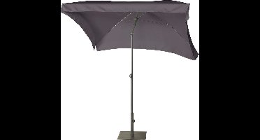 Aruba - 200x130cm - Antraciet - Volant - Kantelbaar - Verstelbare hoogte - Push-up systeem