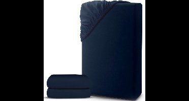 ApexArte® Matrasovertrek 90x200 - Dekbedovertrek - Hoeslaken - Matrasbeschermer - Extra Zacht - Marine Blauw